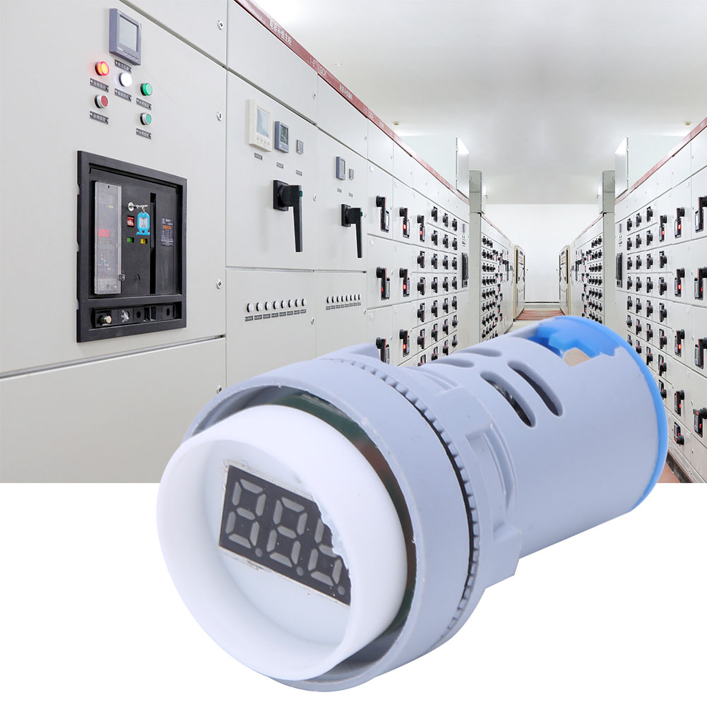 Ad16-22ds Led-anzeigelampe, Digitales Voltmeter, Wechselstrom 60 V–500 V, Blau