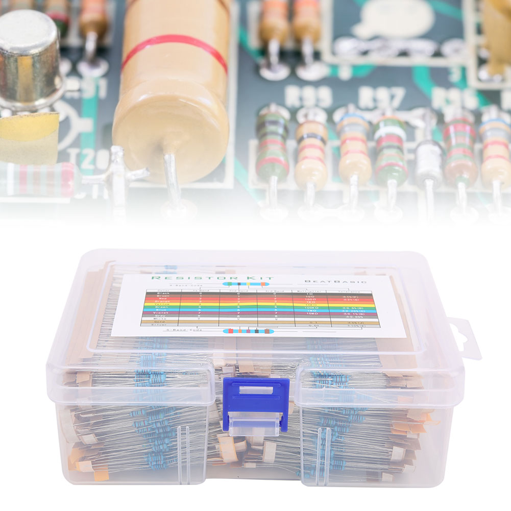 2600 Stück 1/4-w-metallfilmwiderstände, Elektronische Bauteile, 1 Rω-3 Mω