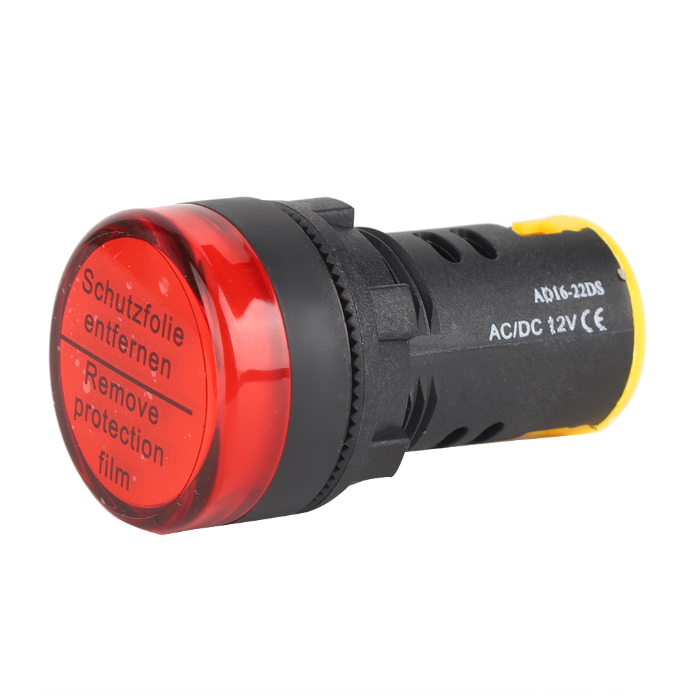 10 Berm Led-anzeigeleuchten, Energiespar-halbleiterlampen, Φ22mm Ad16-22d S (rot)