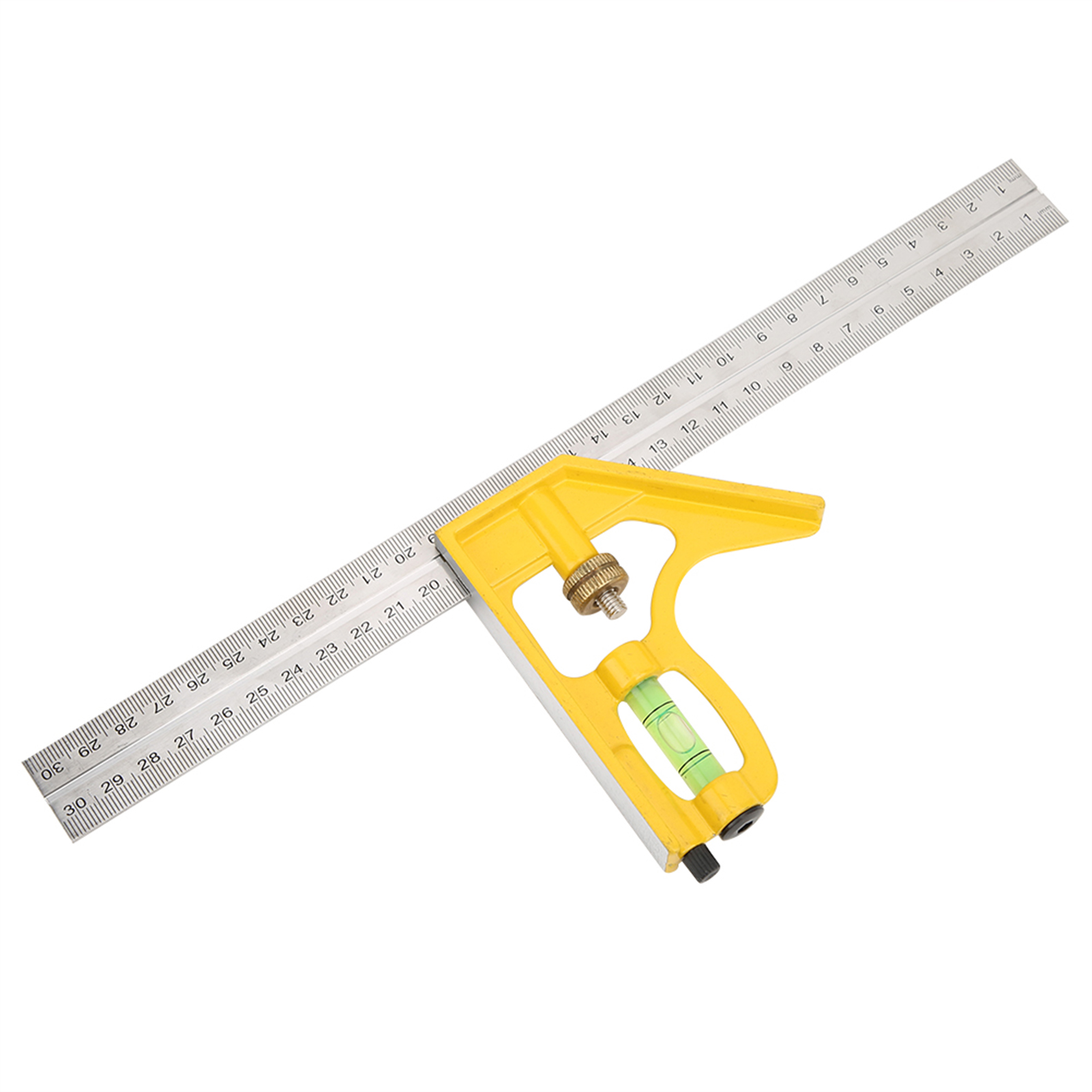 Verstellbarer Multifunktionswinkelmesser, 300 Mm Lang, Mit 45°/90°-messlineal Und Wasserwaage