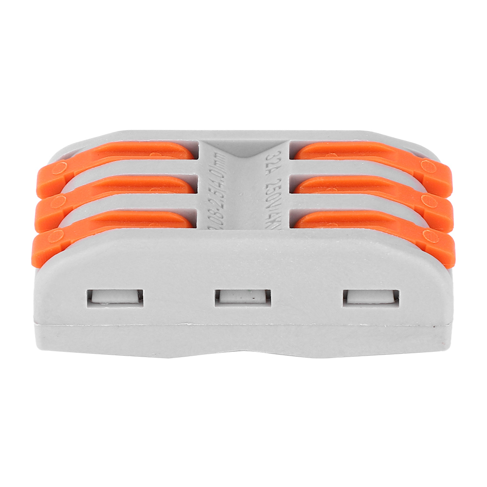 20 Stück 11-28 Awg Pct-2-3 Orange Schnellanschlusskabel Für Elektrische Komponenten