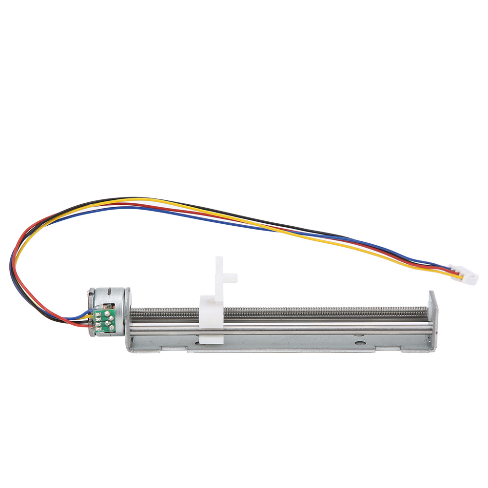 Zweiphasiger 4-draht-linearschrittmotor Mit Spindelwagen, Steuerspannung 4,9 V, Schrittwinkel 18°