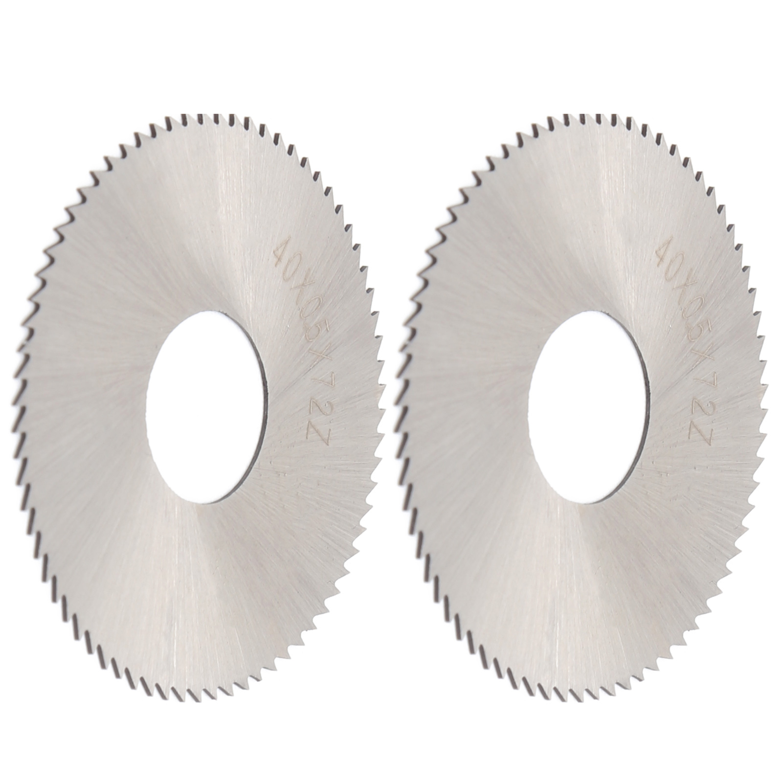 2 Hss-trennscheiben Für Industrielles Fräsen, 40 X 0,5 X 72 Zähne