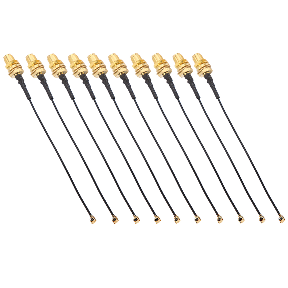 10 Sma-zu-ipx (u.fl)-verlängerungskabel Für Antennen, Sensoren, Gesichtserkennungs-stromleitungen, 10 Cm
