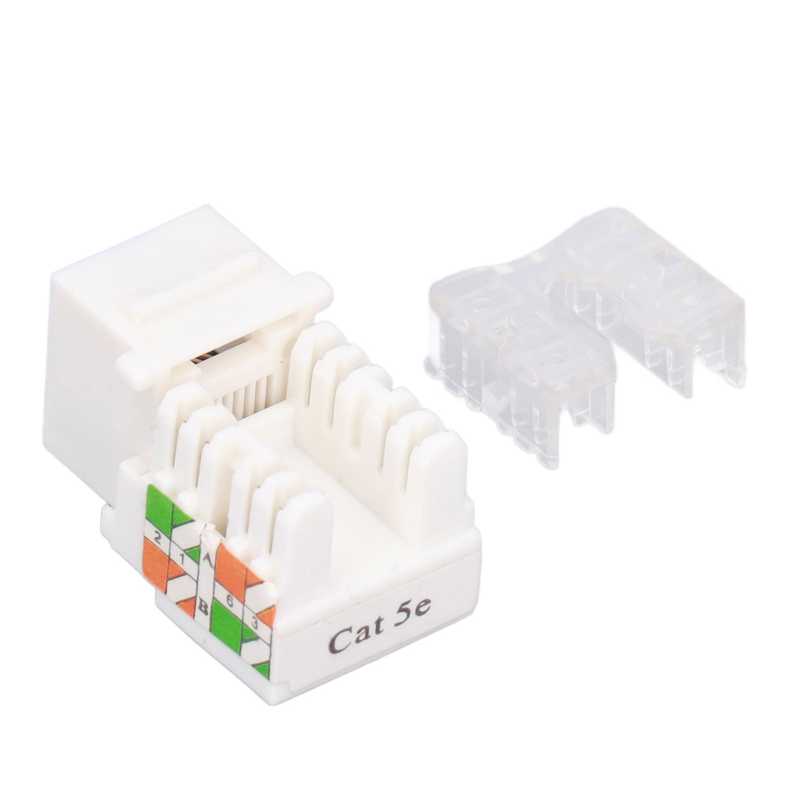Tf1015a Rj45 Cat5 Typ A Netzwerk-abschirmmodul Mit Endkappen Für Ethernet-isdn-anschluss, 10 Stück