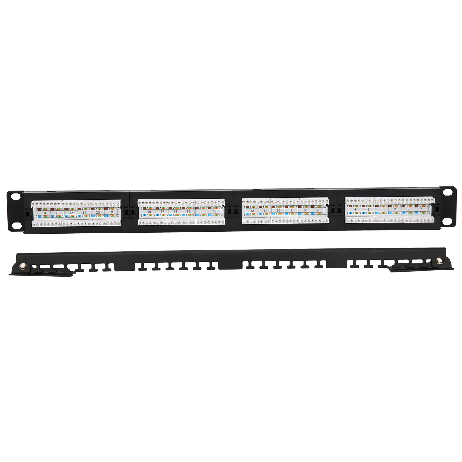 24-port-patchpanel Utp Engineering Cat 6 Netzwerkverteilerrahmen Ungeschirmt Rj45