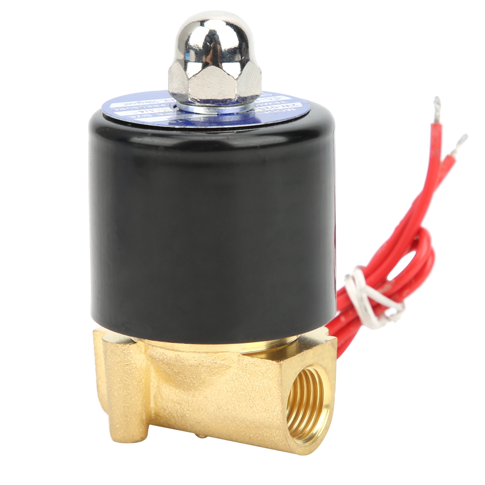 Messingventil G1/4 Zoll, Mechanisch, Druckbeständig, Normalerweise Geschlossen, Direktwirkend, 2w‑025‑08dc12v