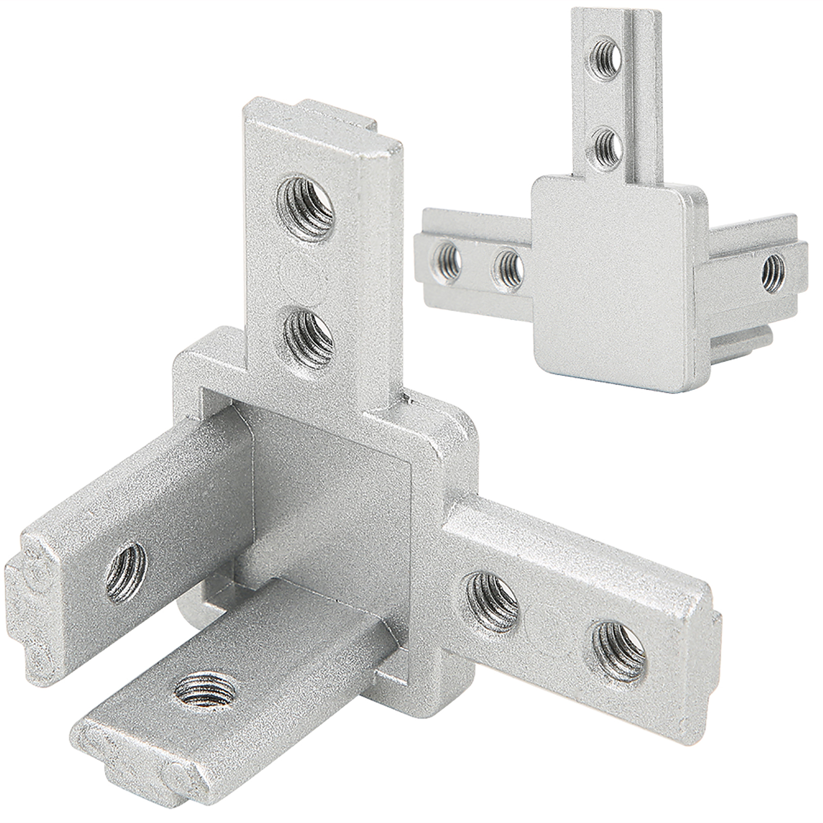 5 Stück 3-wege-90-grad-eckverbinder Aus Zinklegierung Für T-förmige Aluminiumprofile (europäische Norm 3030)