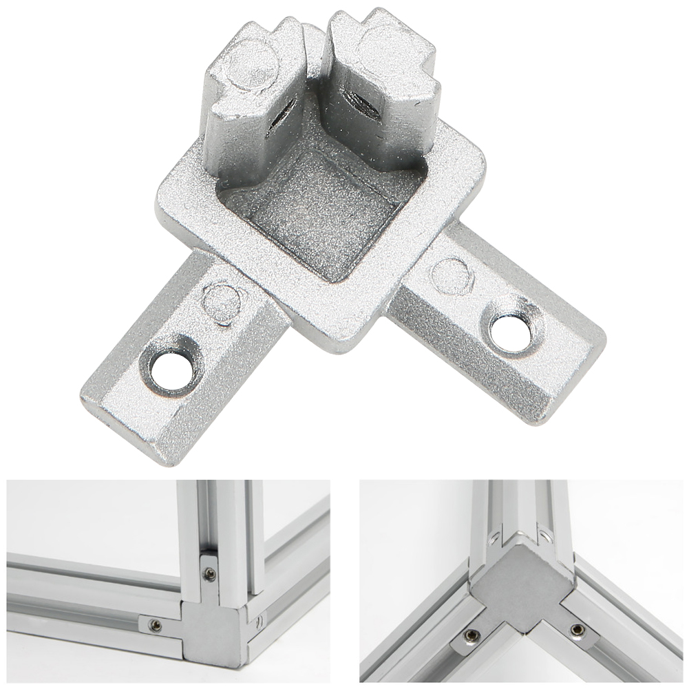5 Stück 3-wege-90-grad-eckverbinder Aus Zinklegierung Für T-förmige Aluminiumprofile (europäische Norm 2020)