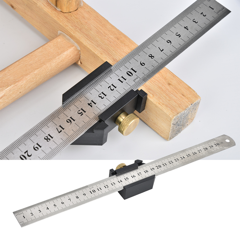 Winkelmesser, Positionierblock, Stahllineal Für Die Holzbearbeitung (typ B)