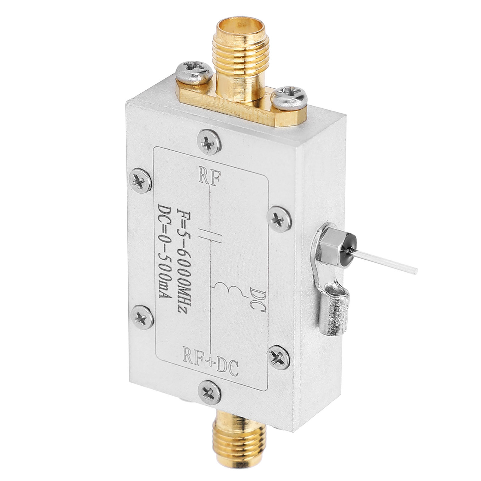 5–6000 Mhz Polarisierter Hf-gleichstromblock Aus Aluminiumlegierung, Elektronische Bauteile, Industriebedarf
