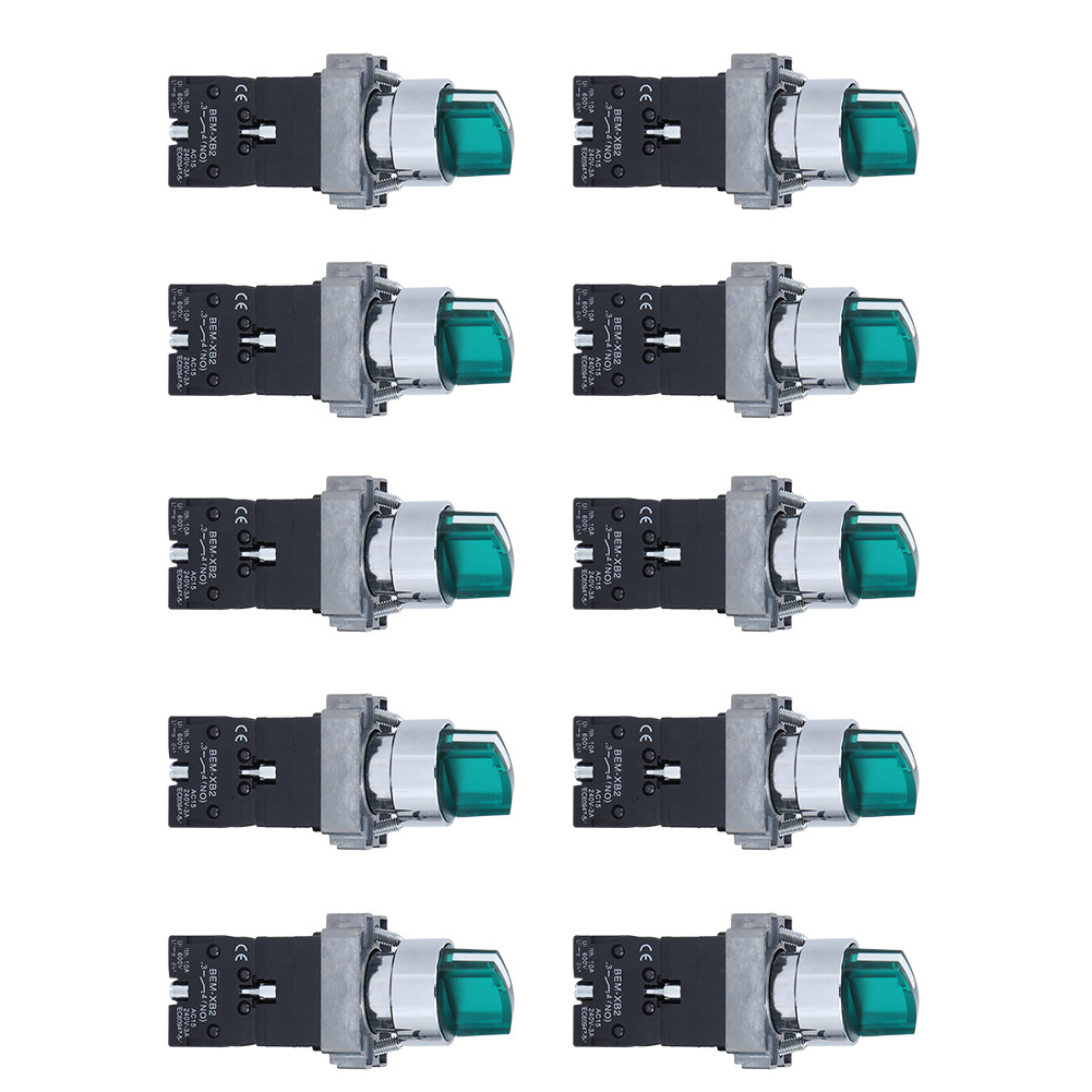 10 Berm-tasten, Normalerweise Geschlossen, Drehknöpfe, Ac220v/ac24v, Bem'xb2'20xd/31220v