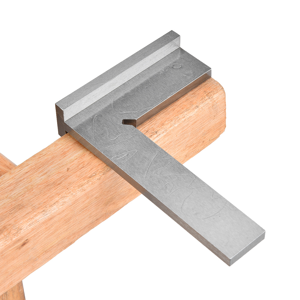Winkelmesser, Technisches Winkelmaß, Hohe Genauigkeit, Edelstahl, 90 Grad Mit Griff (150 X 100 Mm)