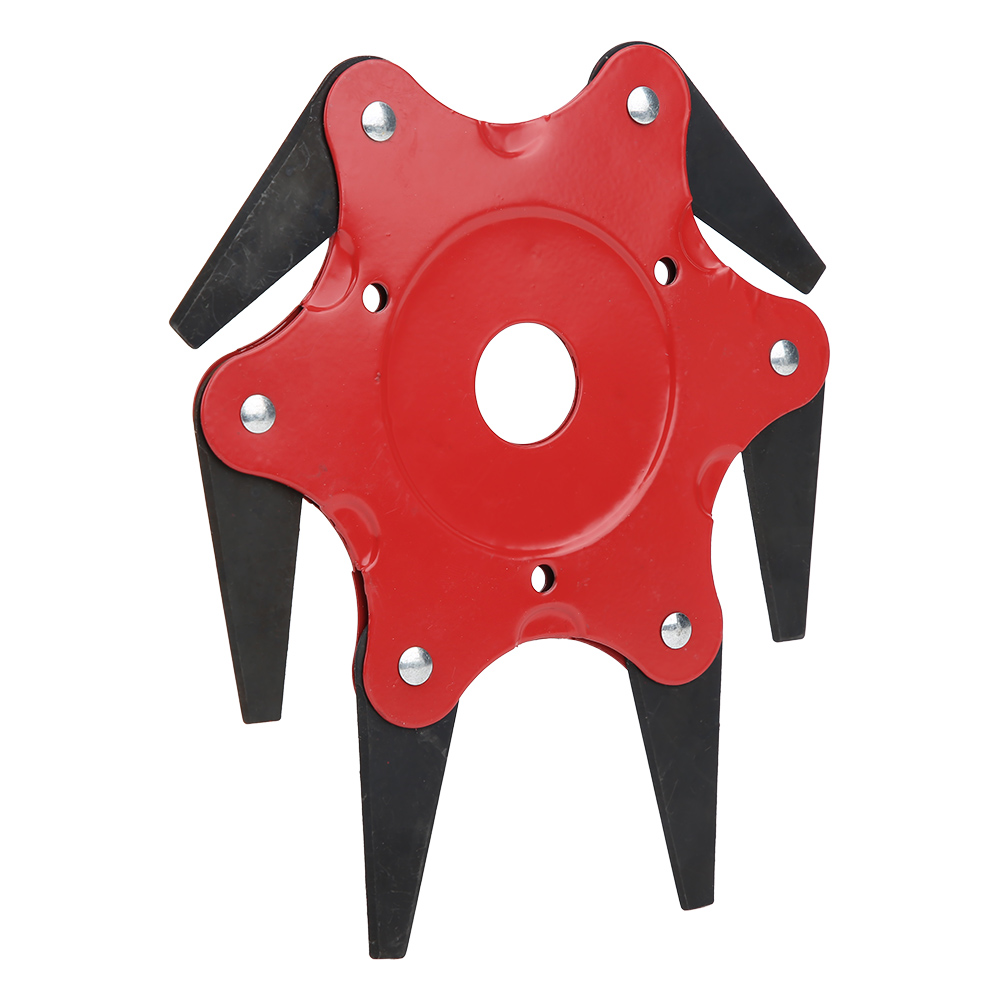 6-zahn-trimmerkopf Mit Stahlklingen, Rasenmäher, Gartentrimmer, Freischneider, Rot