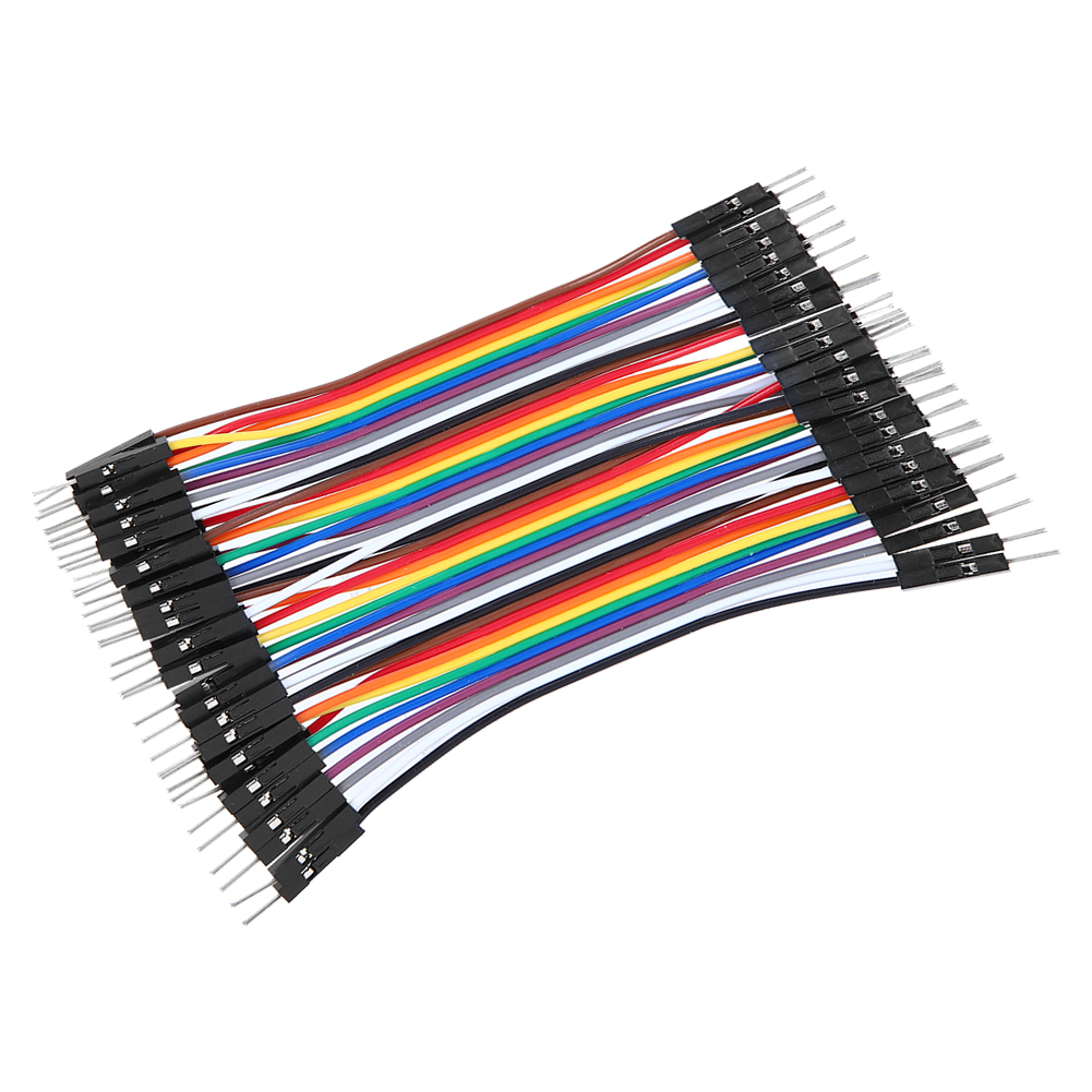 10 Jumperkabel, Stecker/stecker, Kunststoffkabel, 2,54 Mm, 10 Cm, Für Elektronische Bauteile