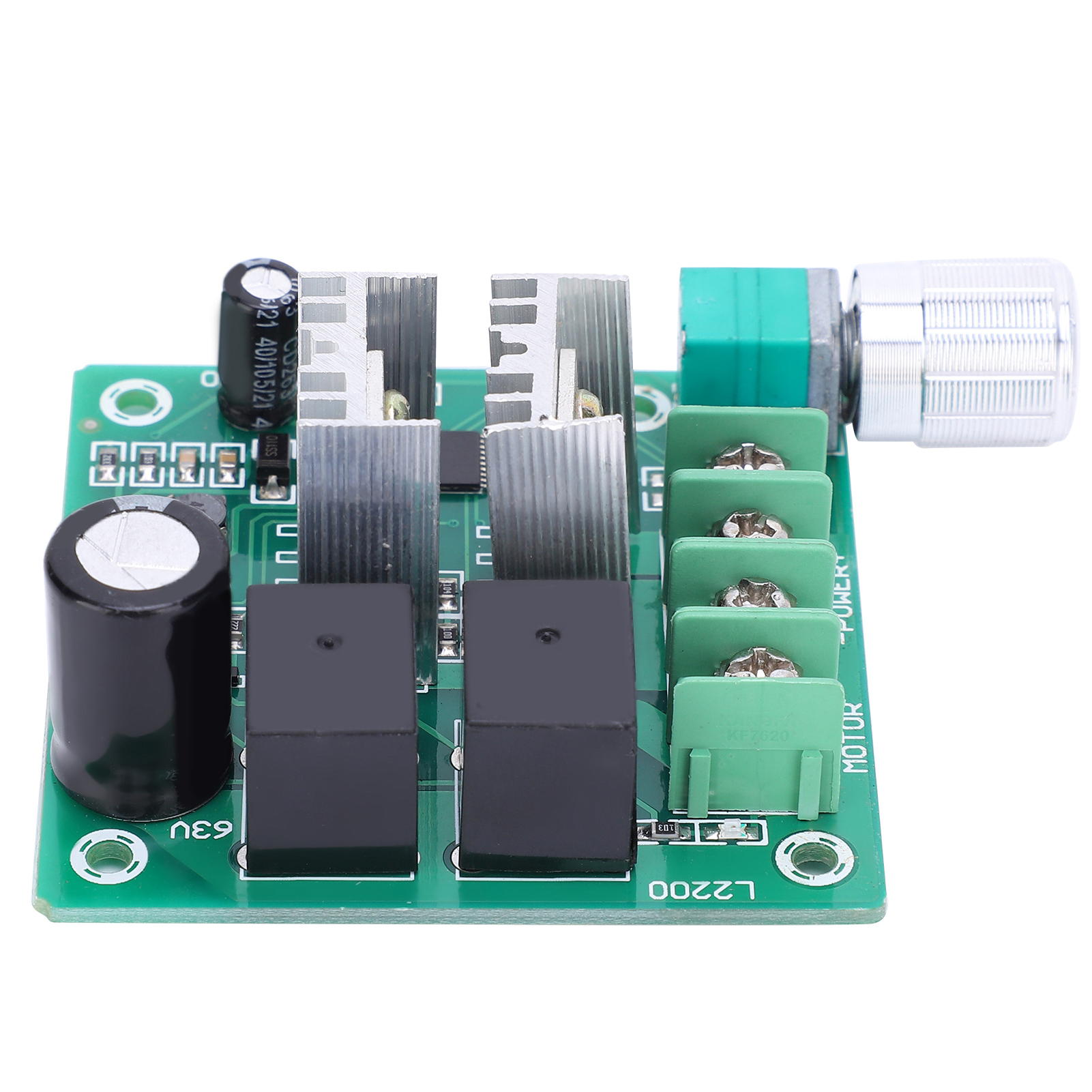 Pwm-drehzahlreglermodul Für 6v-55v-gleichstrommotoren, Automatische Drehung Im Uhrzeigersinn/gegen Den Uhrzeigersinn, 5-20 Sekunden, Einstellbar Auf 6v, 12v, 24v, 36v Und 48v