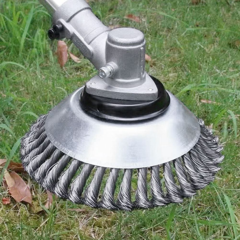 8-zoll-stahlbürstenkopf Für Rasenmäher, Zubehör Zur Staubentfernung Im Garten