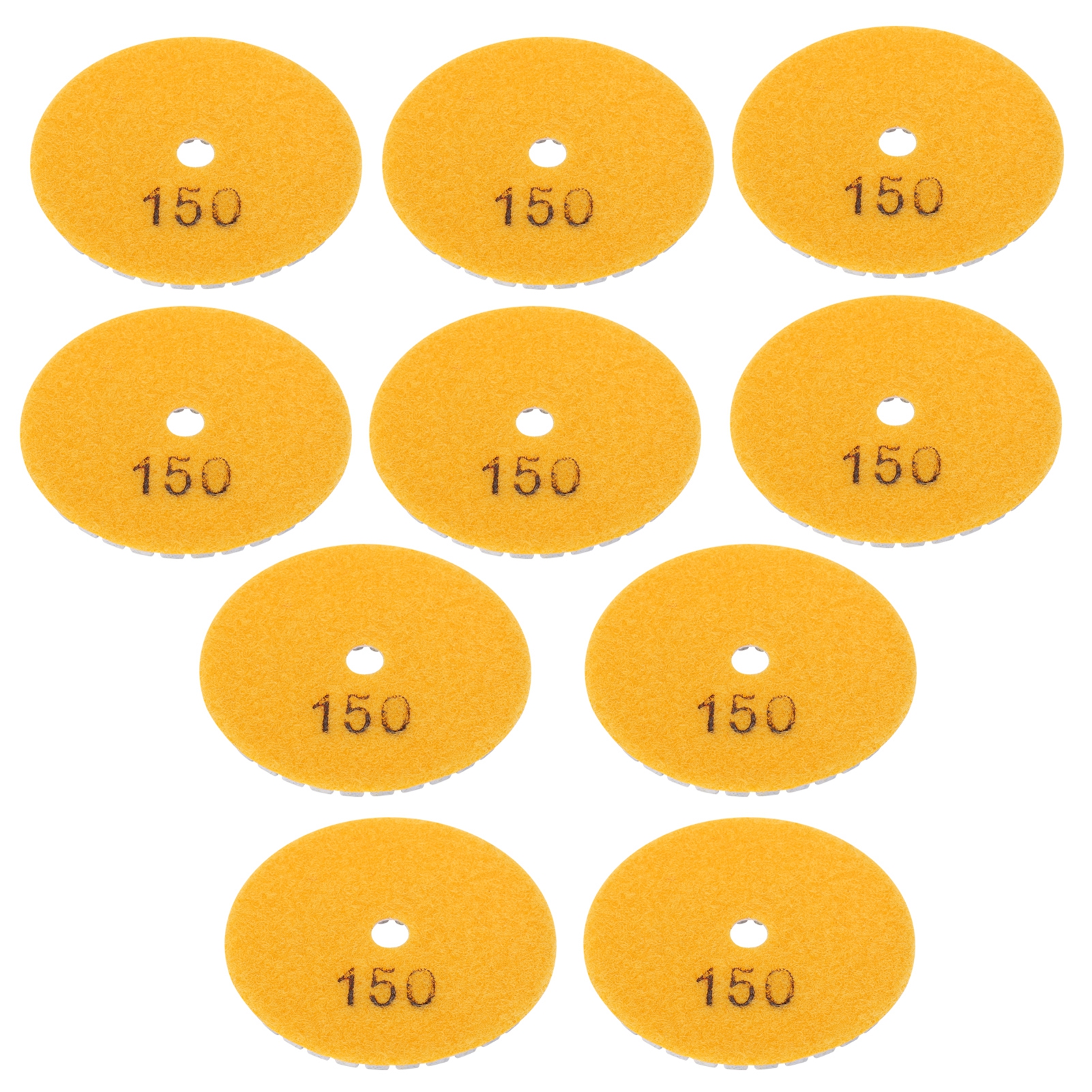 10 Stück 3-zoll-diamantschleif-/polierscheiben, Körnung 150, Zum Polieren Von Marmor, Beton Und Stein