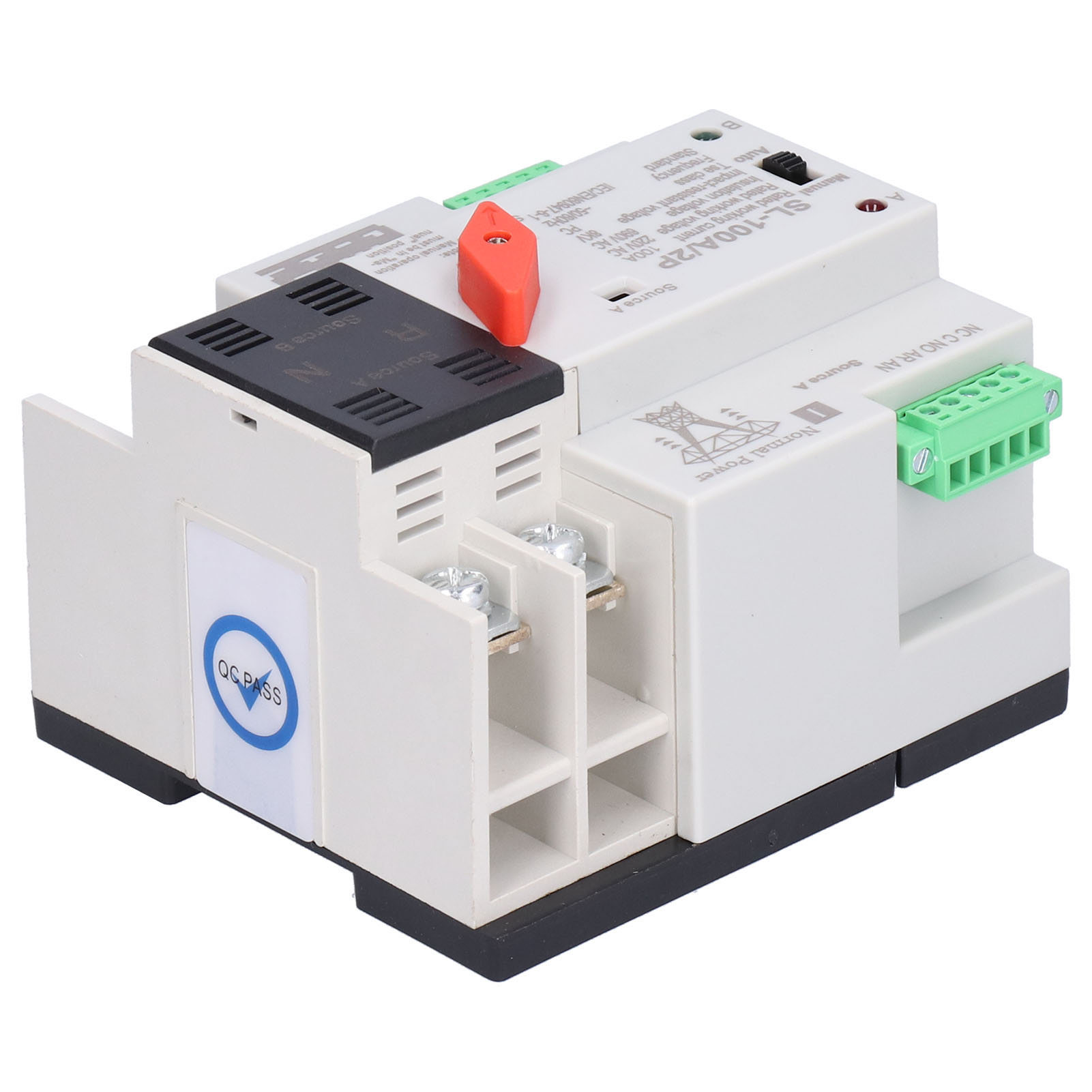 Automatischer 2-poliger Schalter (2p 100a Isolationstyp Pc Ats 220v Ac)