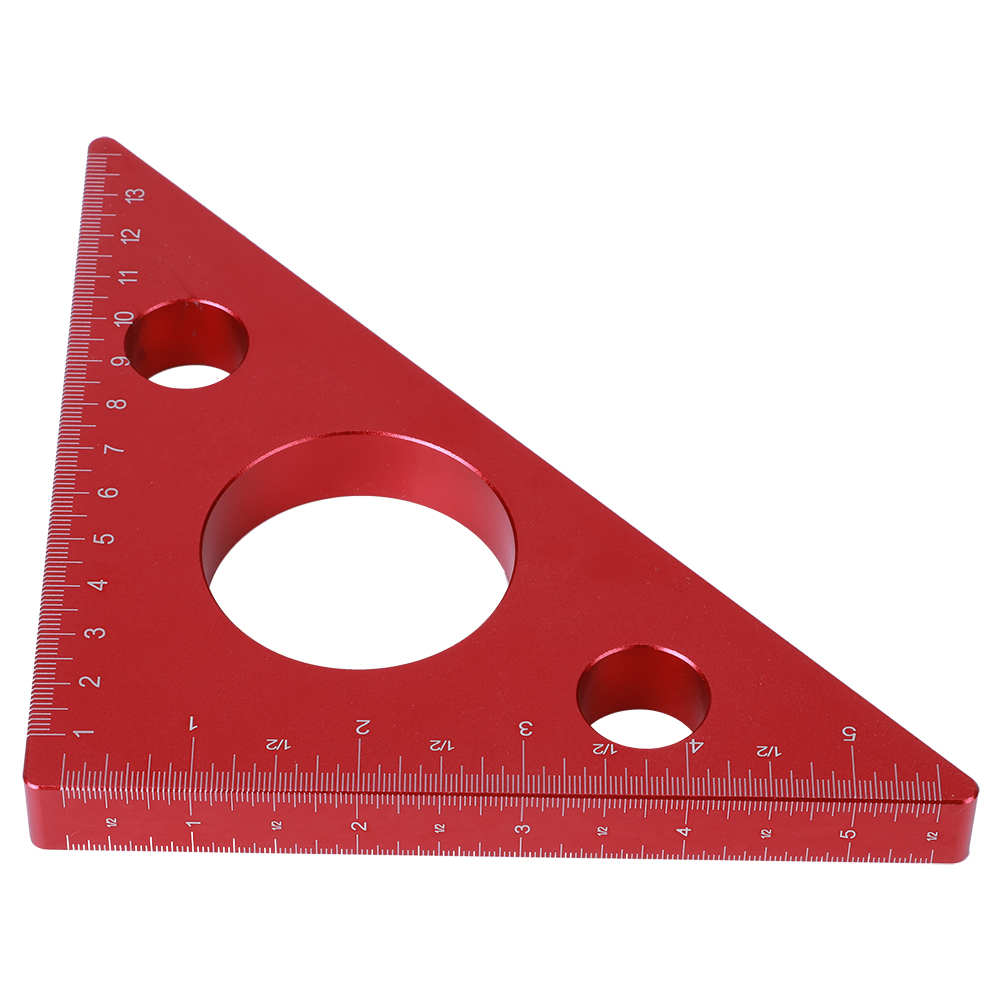 5 Zoll/13 Cm Rechtwinkliges Dreieck-höhenlineal Aus Aluminiumlegierung, Messwerkzeug Für Schreiner