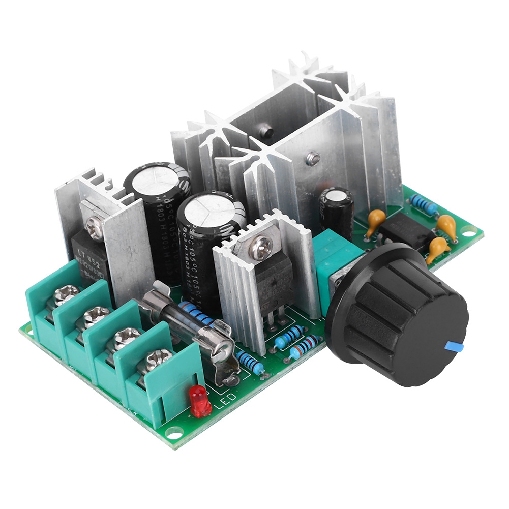 Dc-motor-drehzahlregelungsmodul (pwm-regler, Leistungsregler, Lüfter 12 V, 24 V, 36 V, 48 V, 20 A)