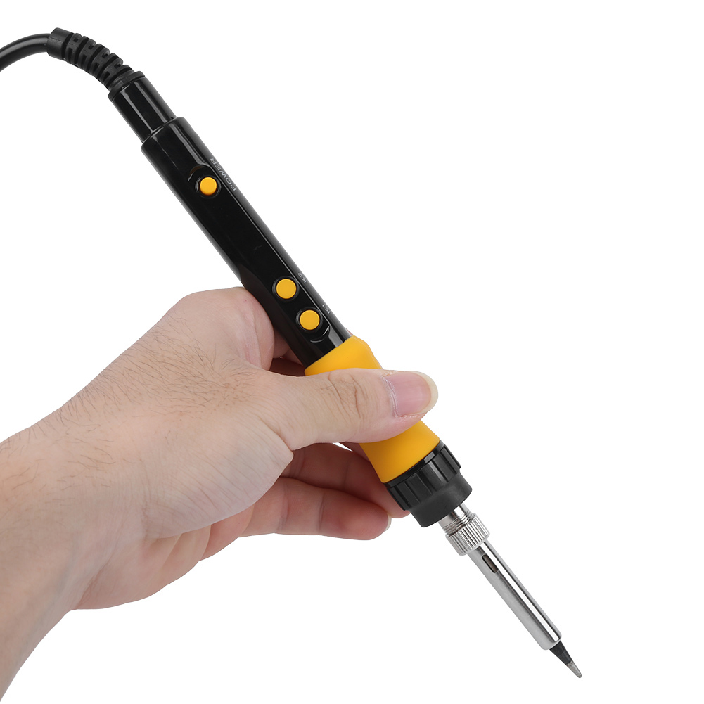 Elektrischer Lötkolben Mit Interner Temperaturanzeige Und Digitalanzeige Sqa110, Gelb, 110 W, Eu-stecker, 220 V