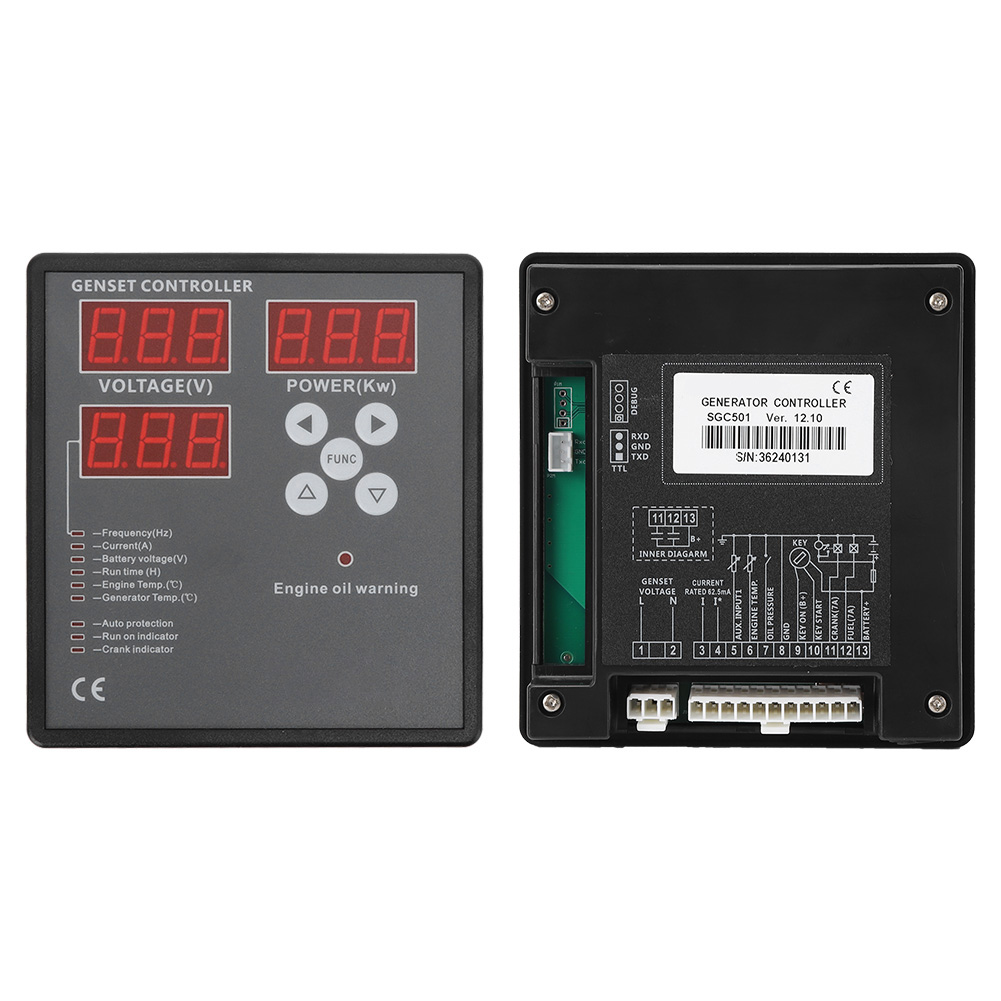 Generator-bedienfeld Mit 0,56-zoll-led-display Für Sgc501-dieselgenerator Mit Ttl-schnittstelle