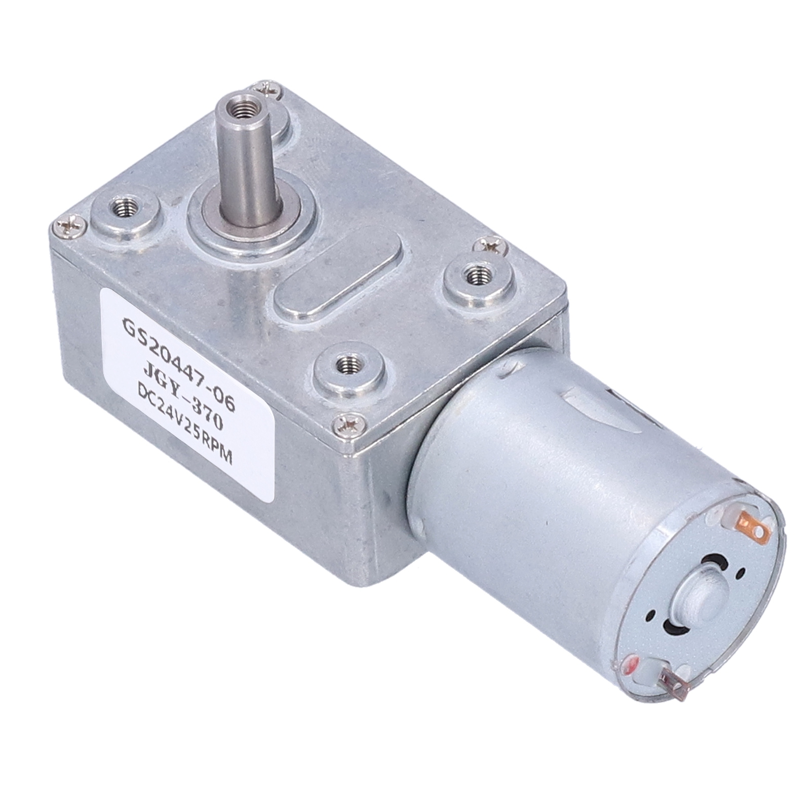 24-v-gleichstrom-schneckengetriebemotor Mit Steuerung, Mini-turbinengetriebe Mit Hohem Drehmoment Für Roboter Und Elektronische Schlösser, 24 V, 25 U/min