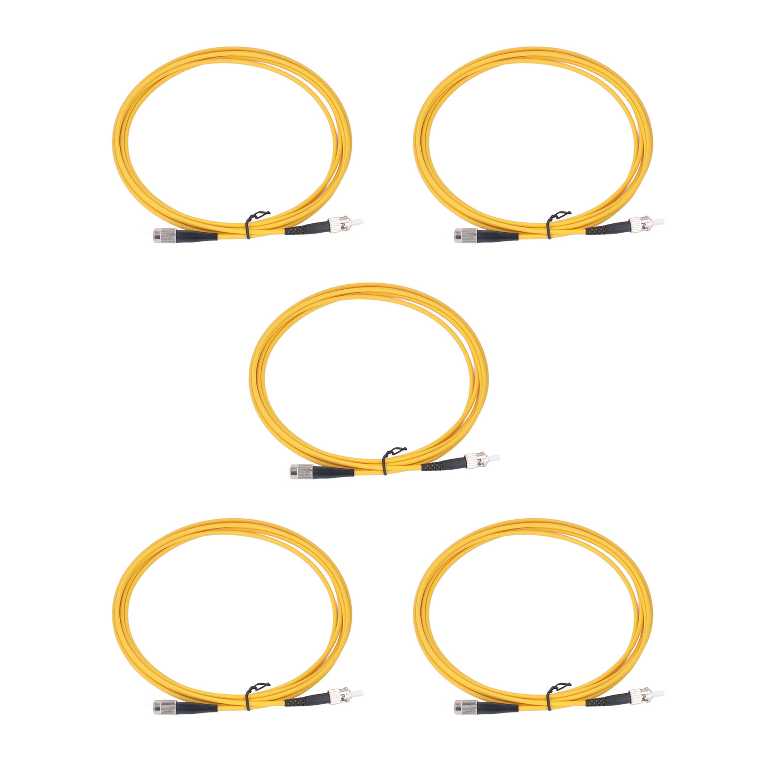 5 Stück Glasfaser-patchkabel, Flammhemmend, Belastbar, Alterungsbeständig, Glasfaser-patchkabelleiter