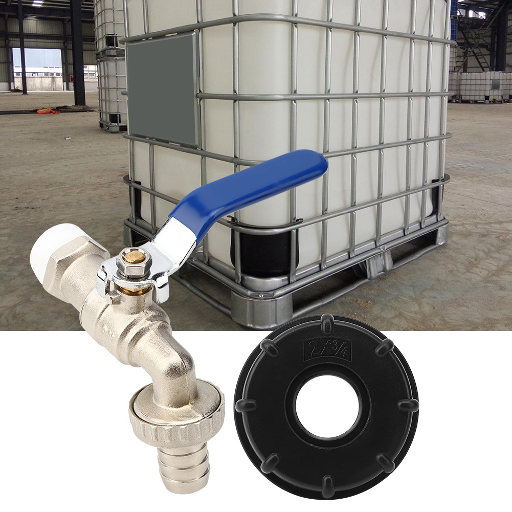 Ibc-tankadapter, Gartenschlauchanschlüsse, G3/4-zoll-messinganschluss