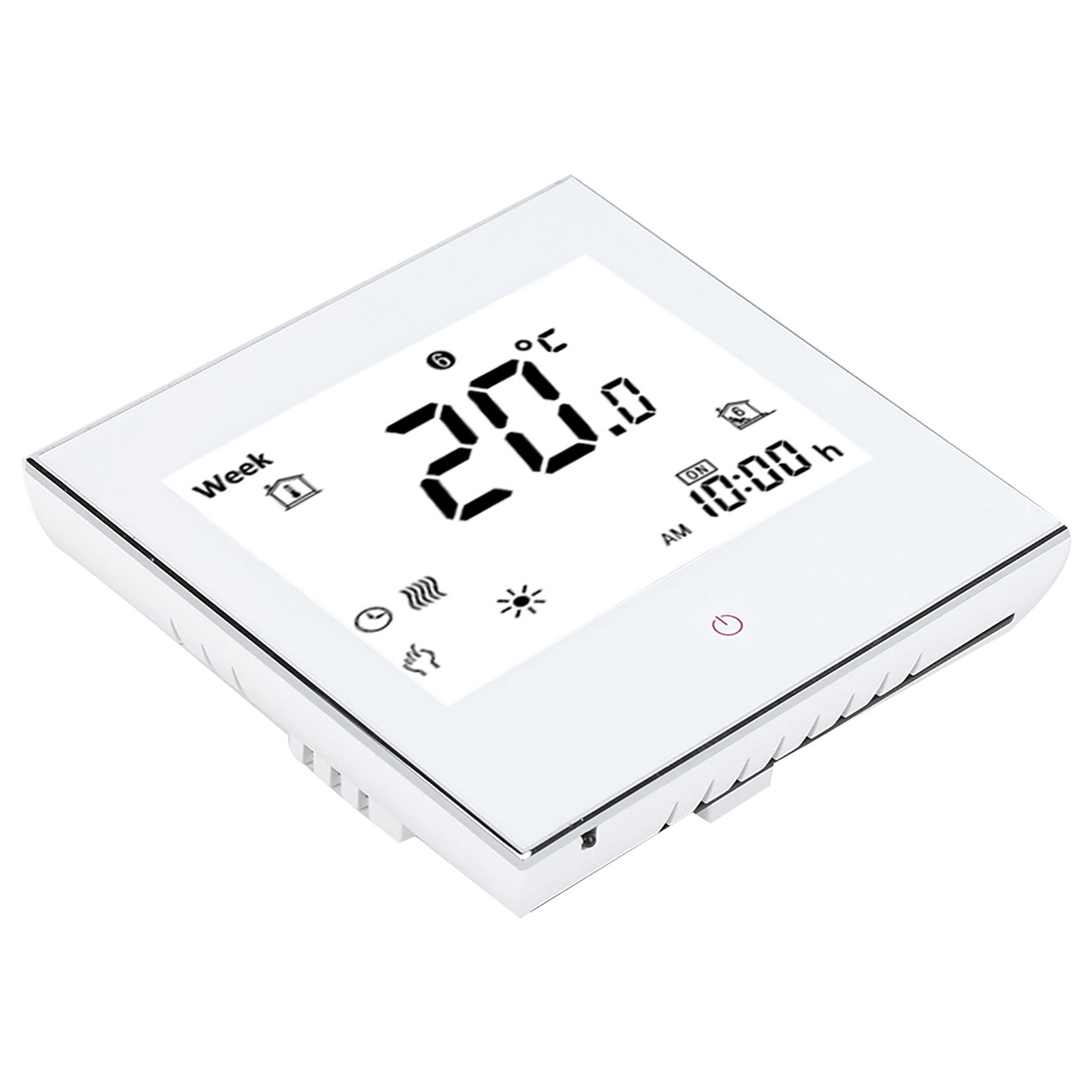 Raumthermostat Für Heizung, Wöchentlich Programmierbar, Lcd-touchscreen, 5 A, 110–230 V Wechselstrom