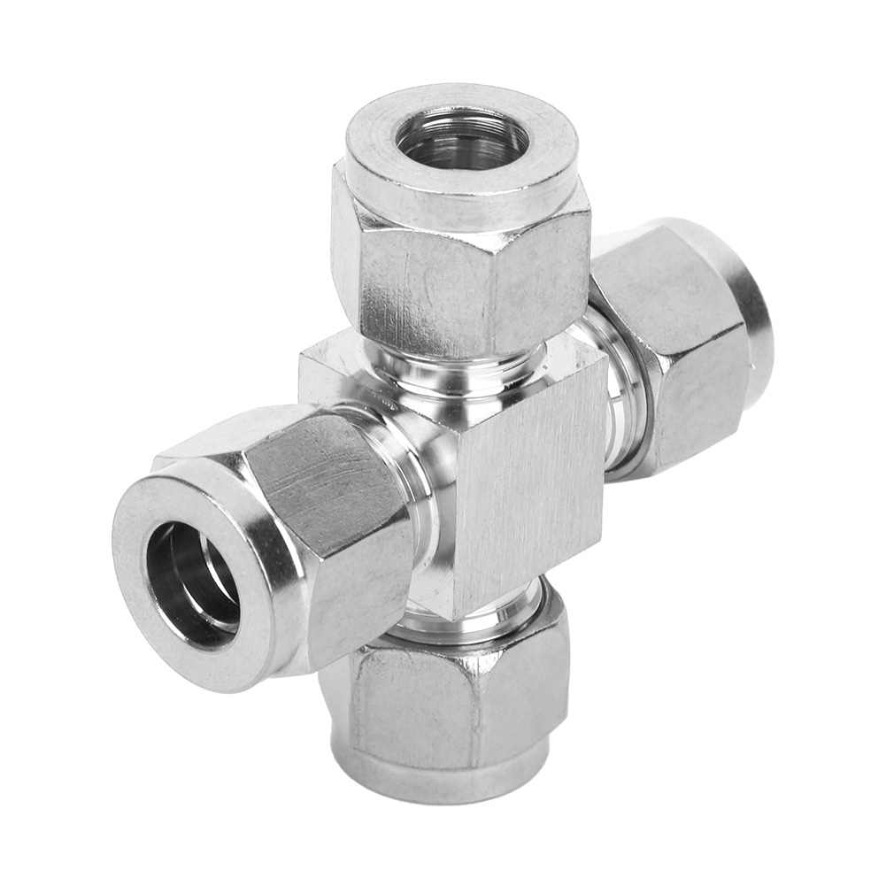 4-wege-verbinder Aus Edelstahl Mit Überwurfmutter Für Wasserleitungen, Adapter Ф10