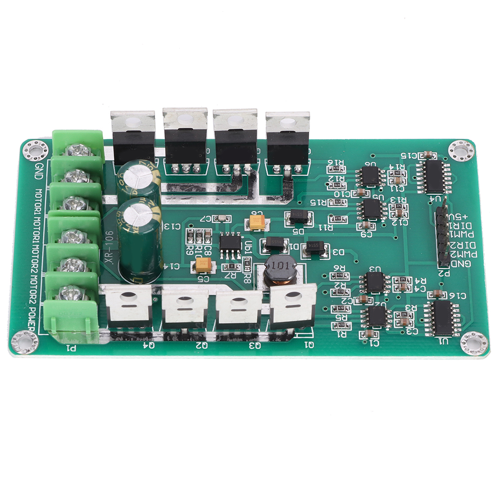 Industrielles Zweikanal-15a-gleichstrommotor-steuermodul Mit Bremsfunktion (elektronische Komponente)