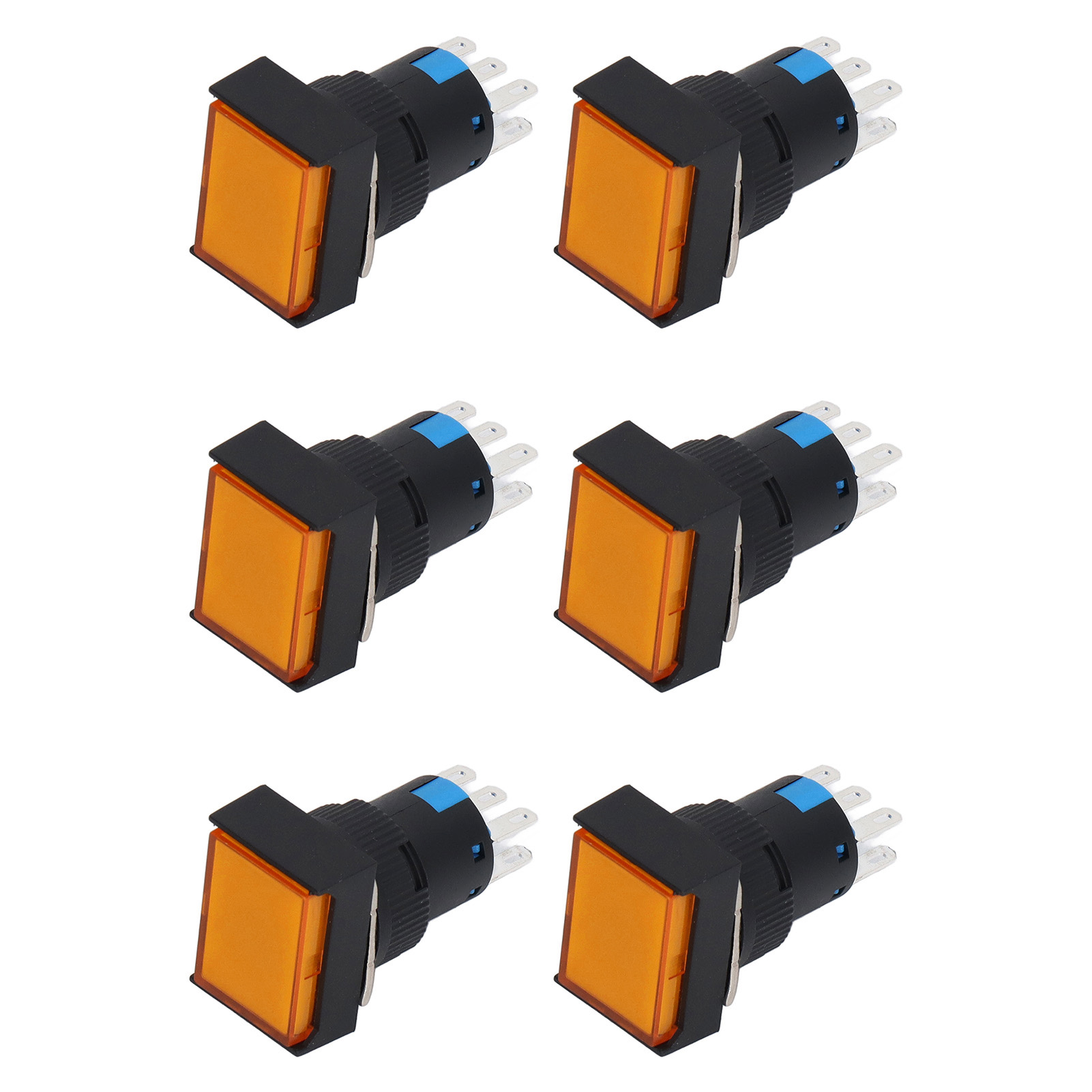 Momentaner Drucktaster Mit Selbstverriegelungsfunktion, Sicherer Industrieller Steuerschalter, Ac 0-240 V