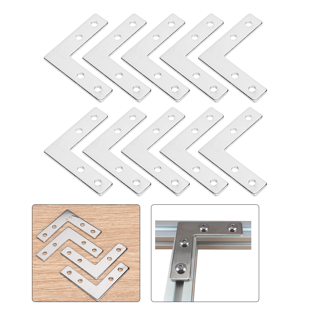 10 Stück Aluminium-verbindungsplatten, Kohlenstoffstahl-verbinder, 2020l-platten