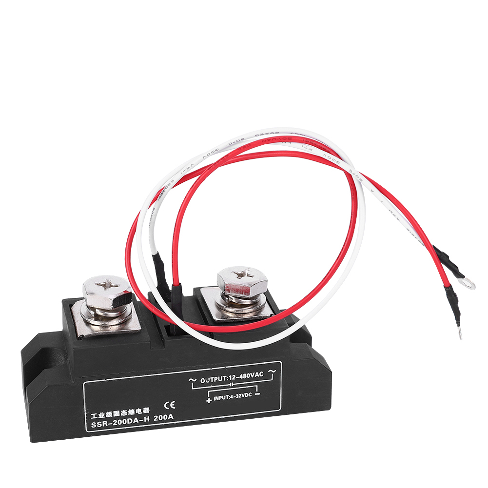 Ssr-200da H Hochleistungs-industrie-halbleiterrelais Zubehör Für Elektrische Energieleitungen