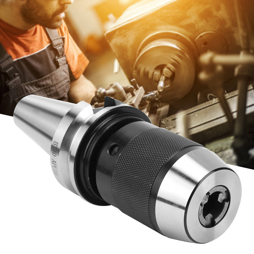 Bt40 Bohrwerkzeughalter Integrierter Selbstsichernder Cnc-werkzeughalter Aus Kohlenstoffstahl (bt40 Apu16)