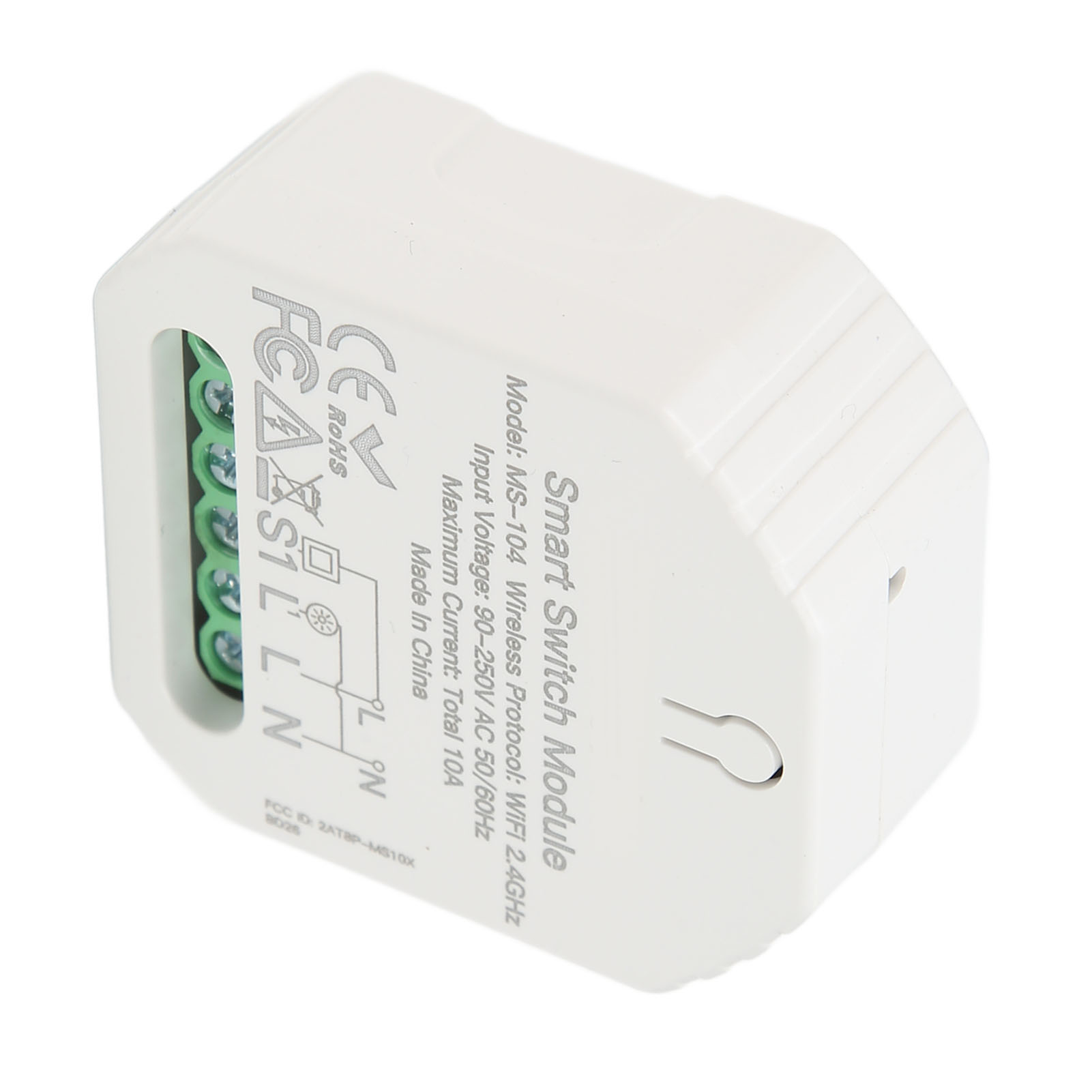 Intelligentes Schaltermodul Mit Wlan, Bluetooth, Fernbedienung, Timer Und Diy-lichtschalter Für Tuya 90-250 V