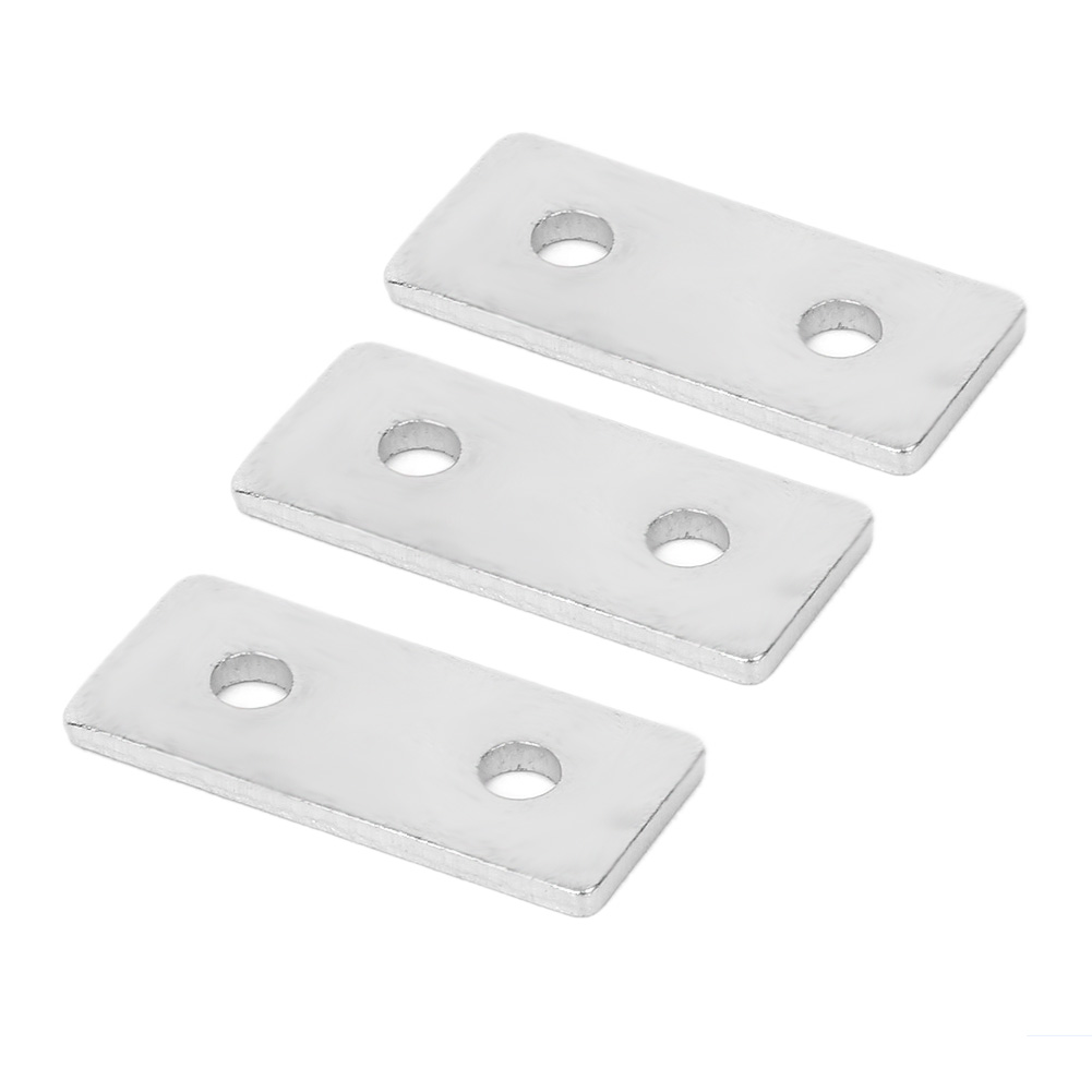 20 Stück Flache Reparaturplatten Aus Kohlenstoffstahl, Befestigungselemente Für Aluminiumprofile 1840