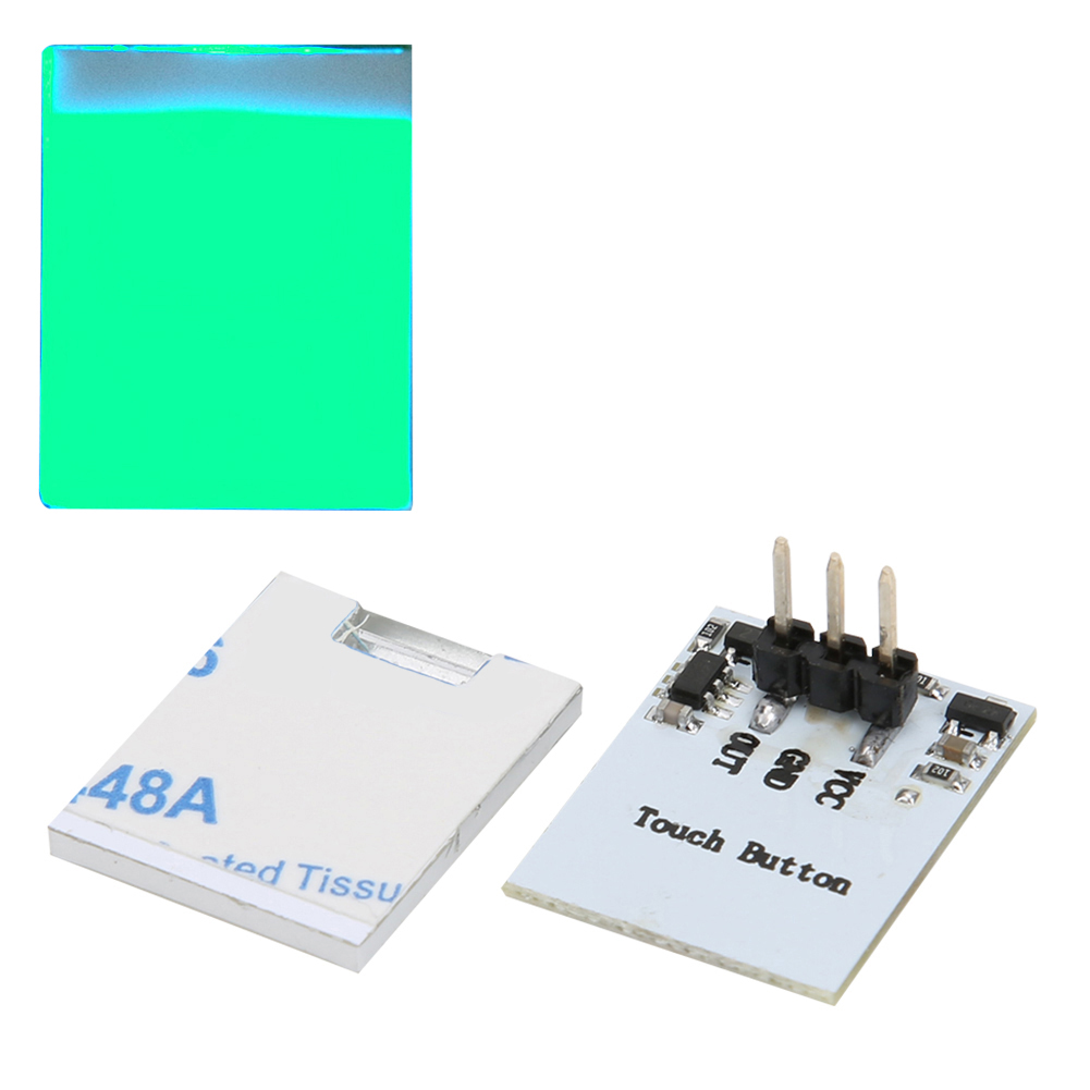 Kapazitiver Berührungsschalter Mit Geräuschlosem Led-sensormodul (2,7 V–6 V) (grün)