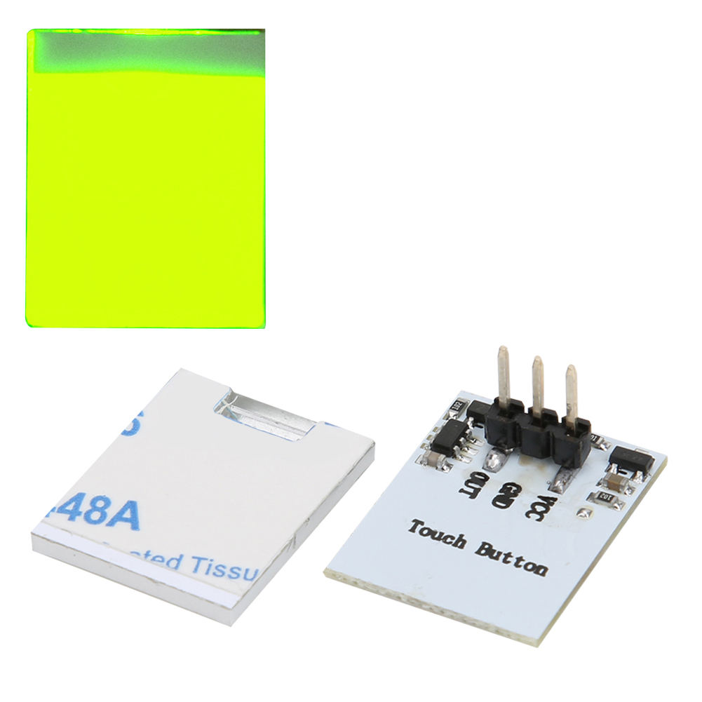 Kapazitiver Berührungsschalter Mit Geräuschlosem Led-sensormodul (2,7 V–6 V) (gelb)
