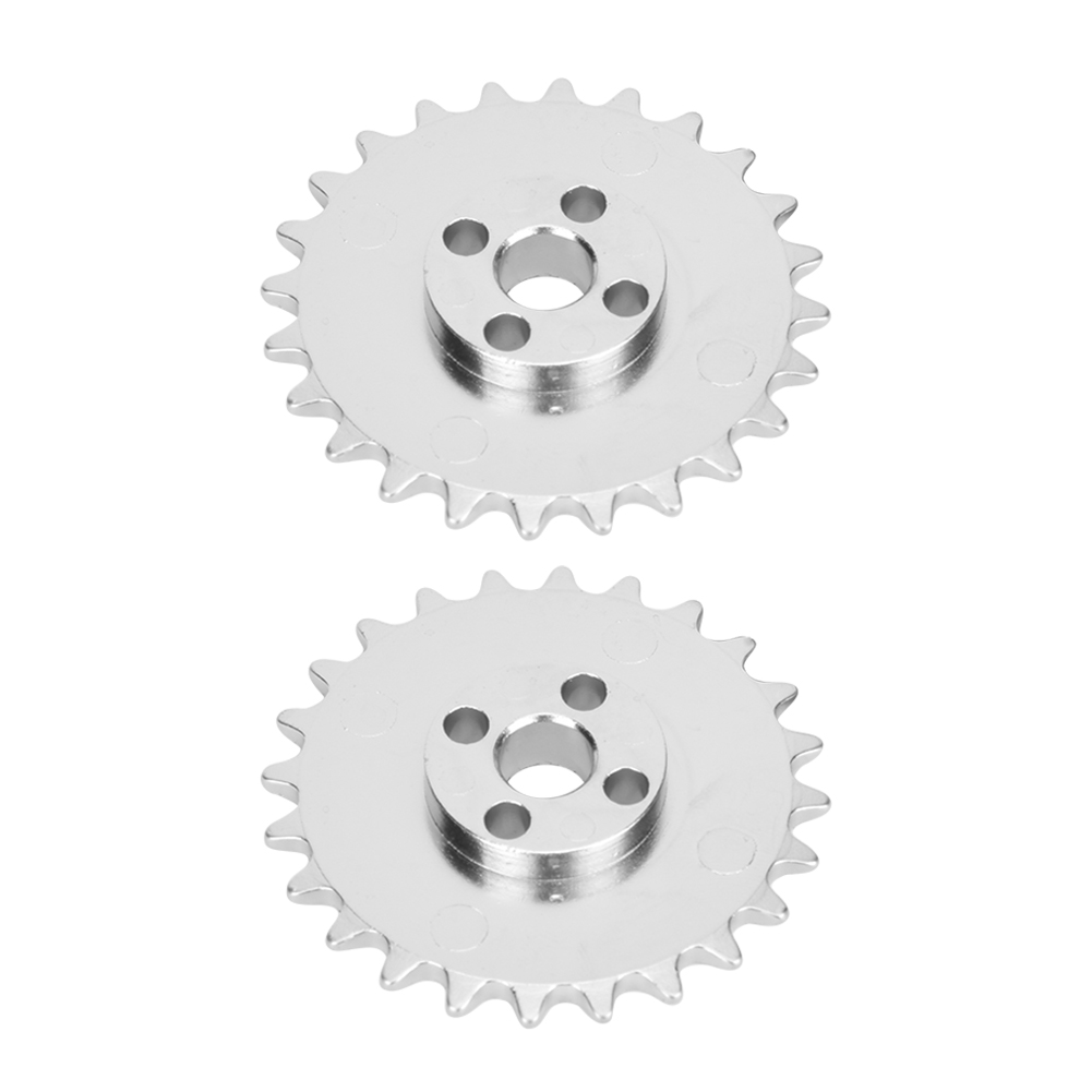 2 Stück Zahnräder Aus Zinklegierung Mit Je 24 Zähnen, Zahnkettenantrieb, Teile Für Industrieroboter, 52 Mm X 6,8 Mm