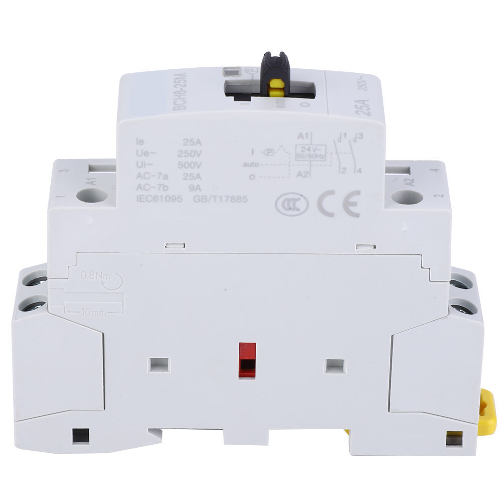 Bch8-25m Haushalts-wechselstromschütz Mit Handfunktion 2p25a 24v2no