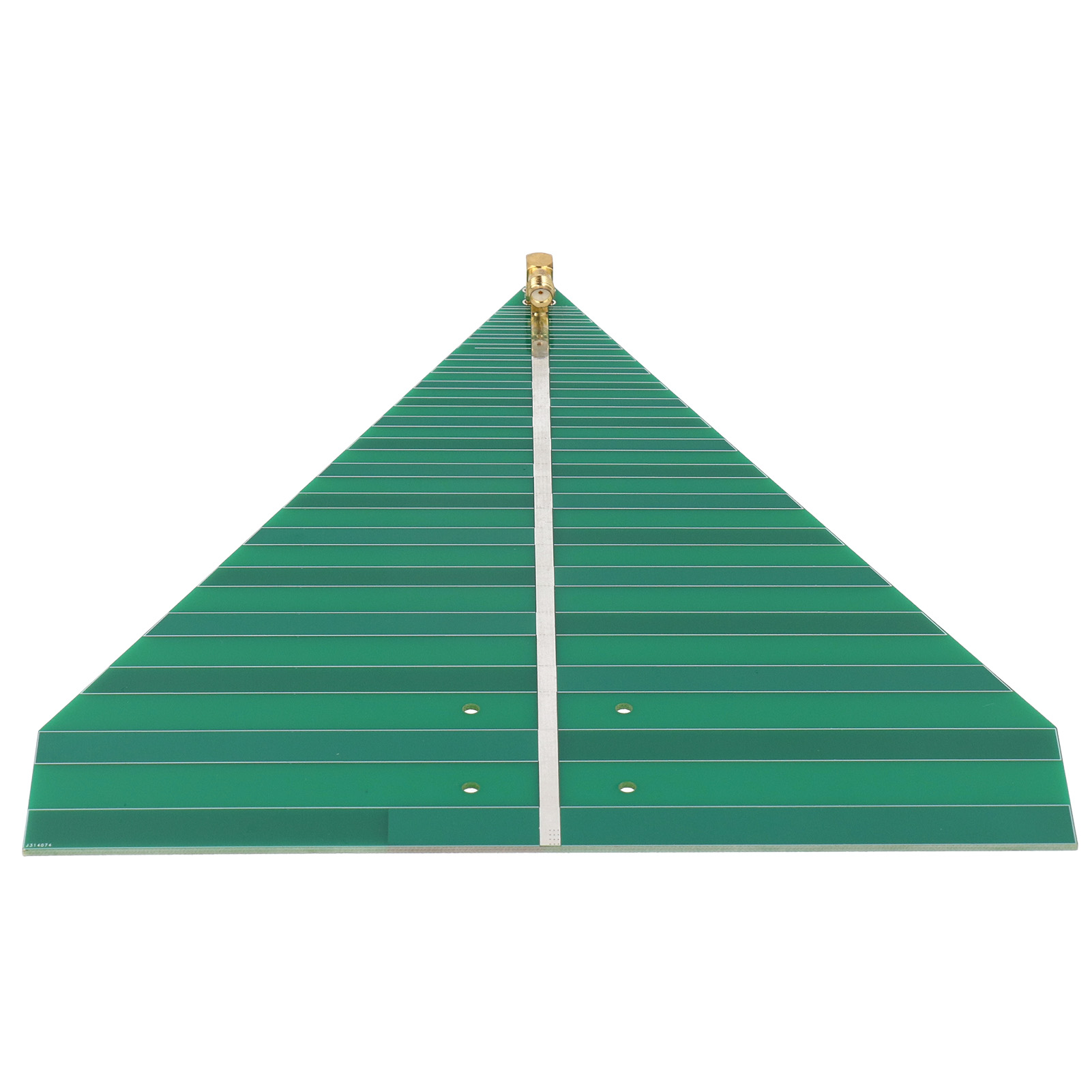 Uwb-wlan-log-periodic-antenne 600–6000 Mhz Ultrabreitband-leiterplatte 50 W