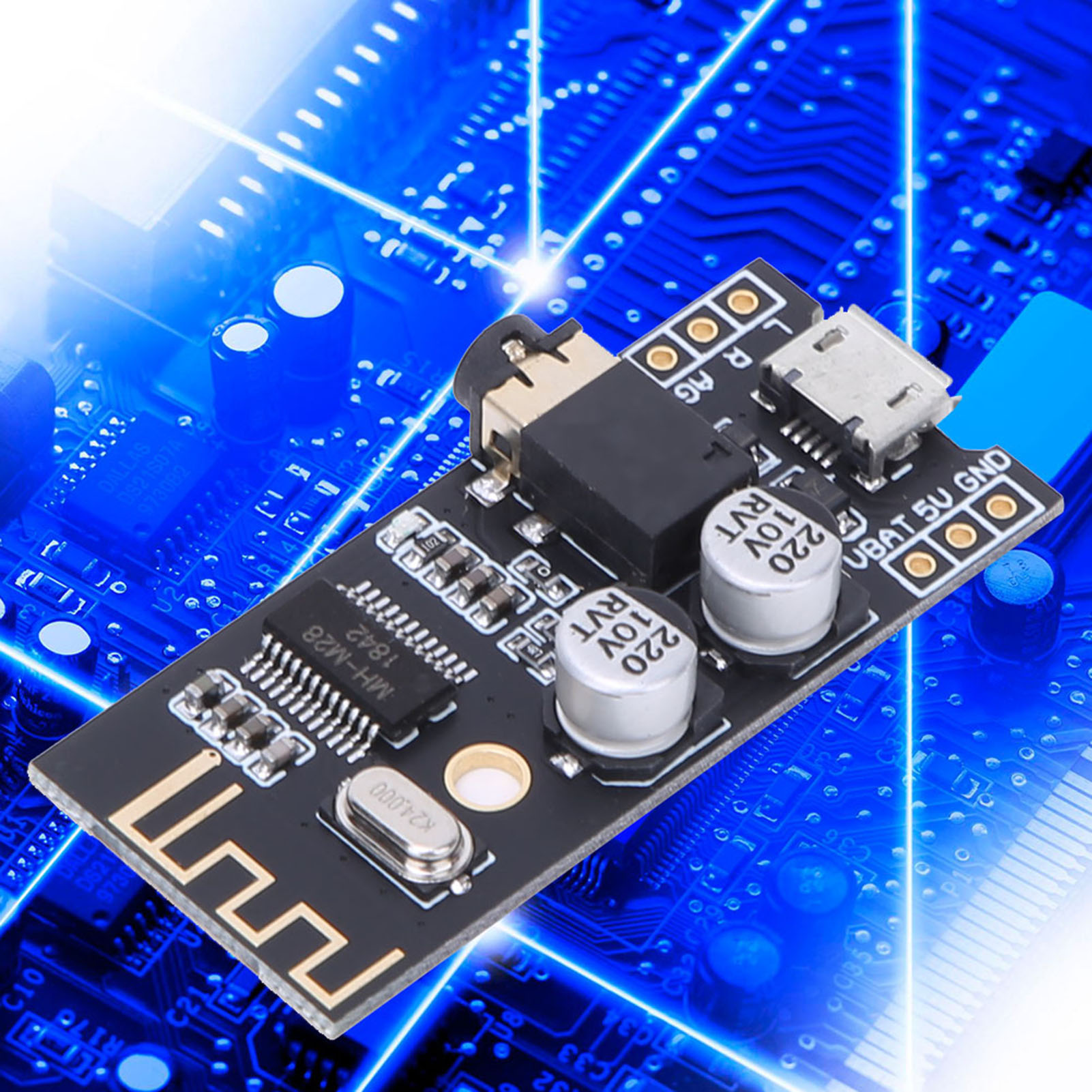 Mh Mx8 Drahtlosmodul Für M18 M28 M38 Verlustfreies Bluetooth-audio-empfängerplatinen-decoder-kit (m28 Headset-schnittstellentyp)