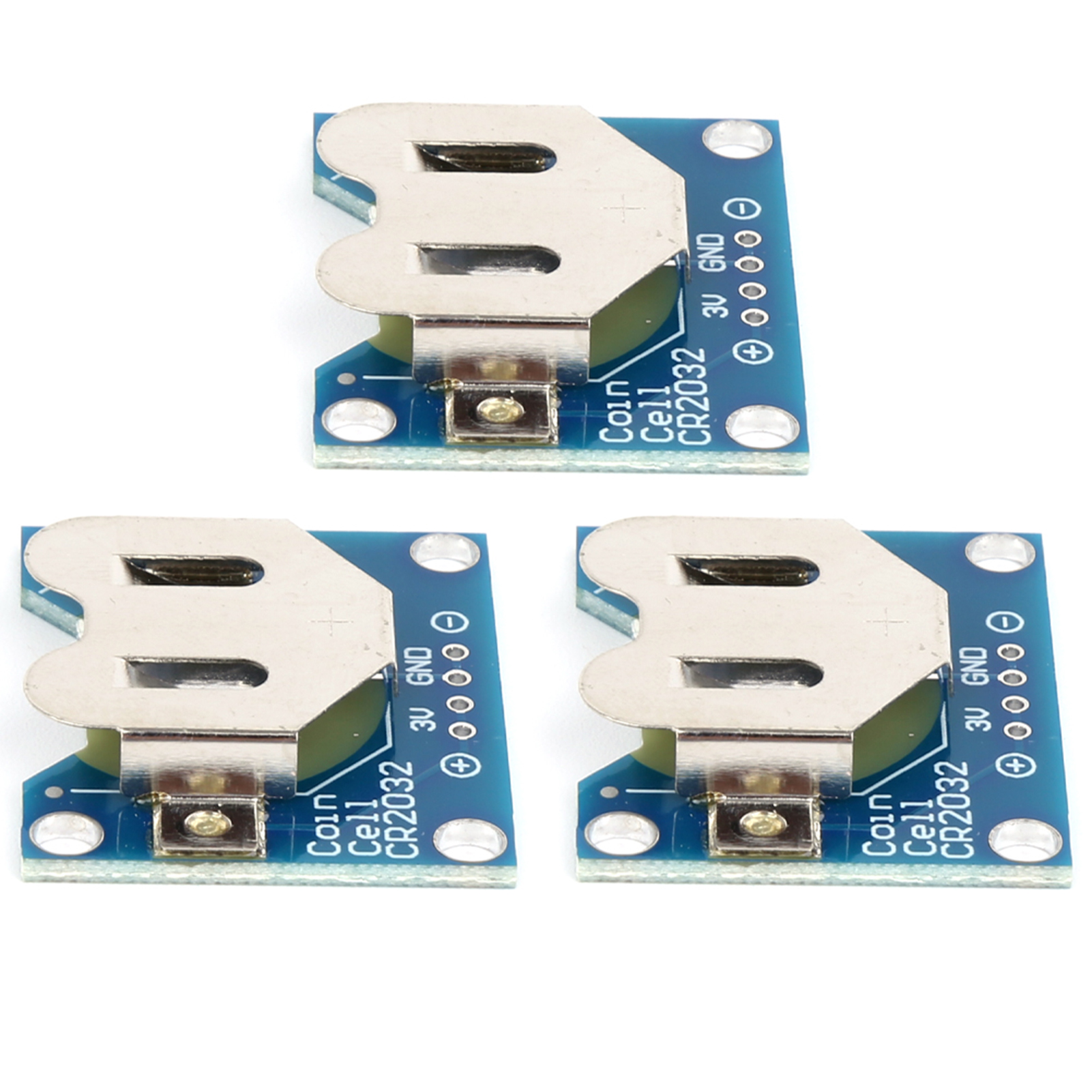 3 Montageplatten Für Knopfzellen, Montagemodule Für Cr2032 20mm Knopfzellen