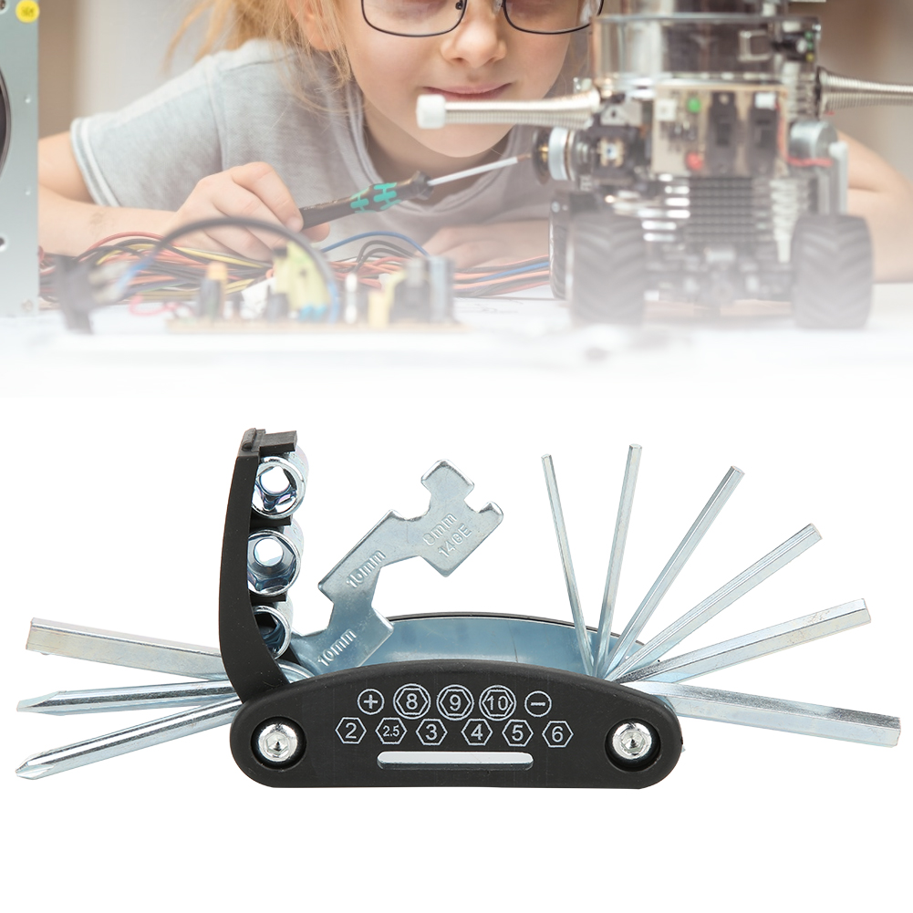 Multifunktionales, Faltbares Schraubendreher-set Für Die Autoreifenreparatur