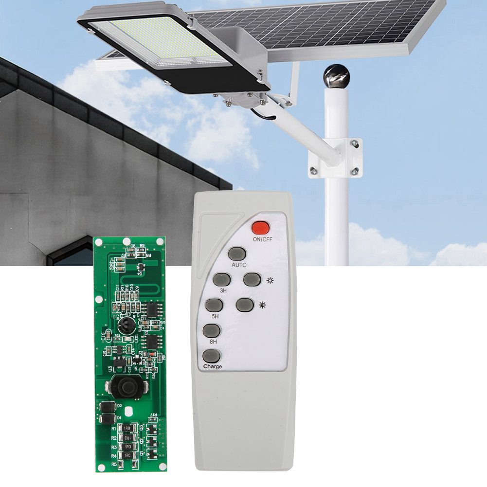 Solarbetriebene Leiterplatte, Lichtgesteuerte Radar-körpererkennung Und Fernsteuerung