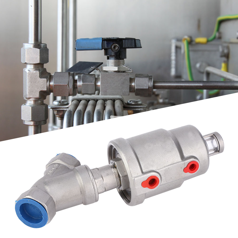 Eckventil, Pneumatisch Betätigt, Innengewinde, Edelstahl, Pneumatisches Dampfventil 3/4 Zoll Dn20