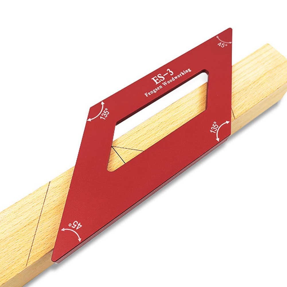 Messlineal, Winkelmesser, Markiernadel Und Markierwerkzeug Aus Aluminiumlegierung Für Die Holzbearbeitung